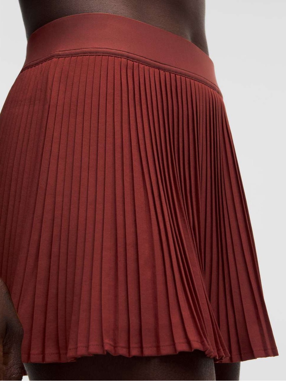 lululemon pleated tennis skirt - red, size 12